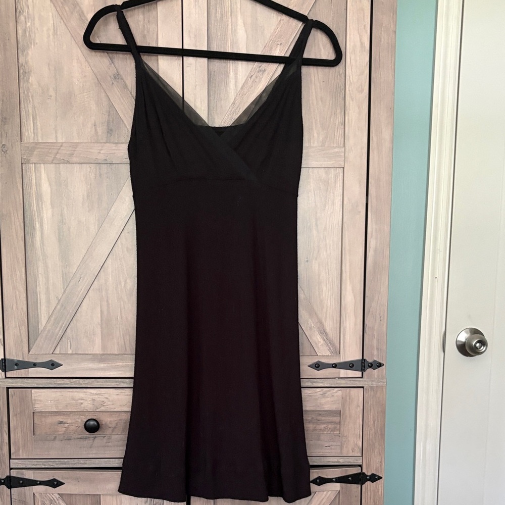 Victoria's Secret Black V-Neck Mini Slip Dress